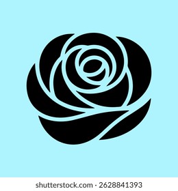 design de vetor de silhueta rosa com um fundo branco