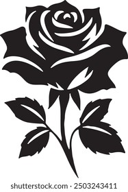 Diseño de Ilustración vectorial de silueta rosa