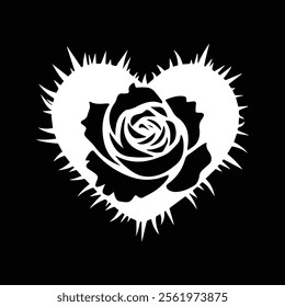 rose silhouettes artistic vector design