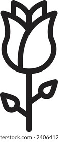 Roses einzelnes Vektorsymbol