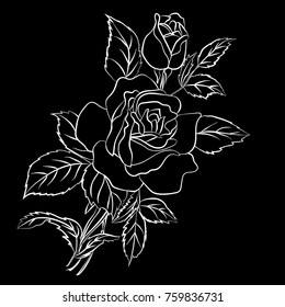 115,585 Rose outline Images, Stock Photos & Vectors | Shutterstock