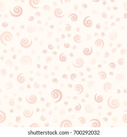 Rose spiral pattern. Seamless vector