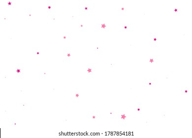 Fondo las estrellas rosa