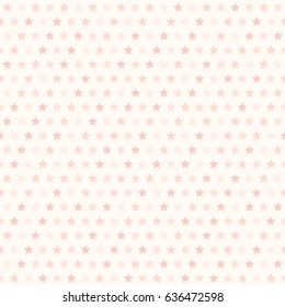 Rose striped star pattern. Seamless vector