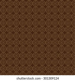 Rose stylized pattern. Vector