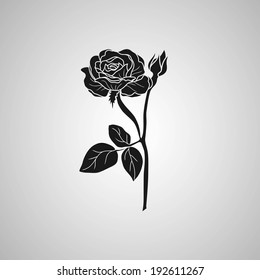 Rose Symbols Decorative Vector Illustration Stock Vector (Royalty Free ...