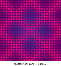 rose symmetric geometrical decorative pattern on a violet background