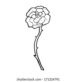  caricatura de tatuajes de rosa
