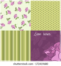 Rose textured background