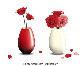 rose vase