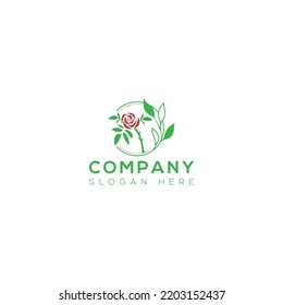 Rose Vector art logo design