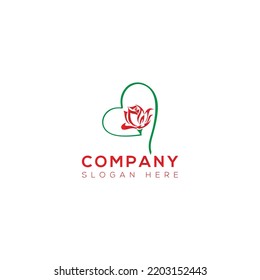 Rose Vector art logo design