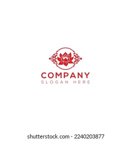 Diseño del logotipo de arte vector de rosa