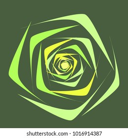 Rose. Vector Flower. Beautiful Rose in Ethnic Style for Textile, Tile, Paper, Card, Banner, Fabric, Illustration. Ethnic Rose. Vector Illustration. Symbol. Flower. Stylized Rose. Geometric.