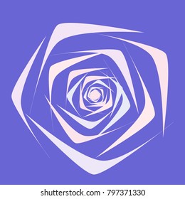 Rose. Vector Flower. Beautiful Rose in Ethnic Style for Textile, Tile, Paper, Card, Banner, Fabric, Illustration. Ethnic Rose. Vector Illustration. Symbol. Flower. Stylized Rose. Geometric.