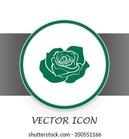 rose vector icon
