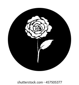 Rose vector icon