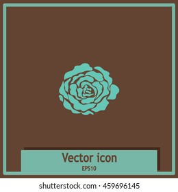 Rose vector icon