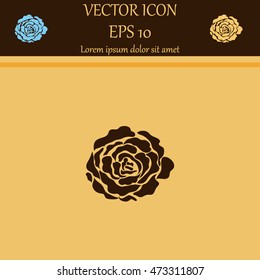 Rose vector icon