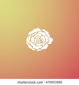 Rose vector icon