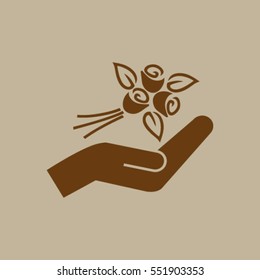 rose vector icon