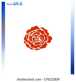 Rose vector icon
