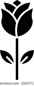 Rose vector icon. Can be used for printing, mobile and web applications.