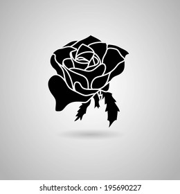 rose. Vector illustration.