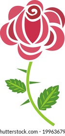 Rose vector illustration