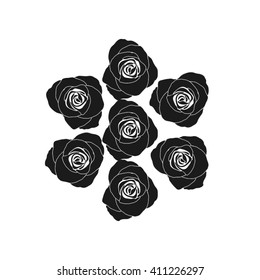 rose vector illustration