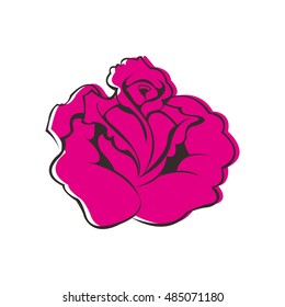 Rose Vector Illustration 