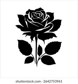 Rose. Vector illustration  computer graphic
