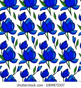 Rose vector illustration. Doodle style. Design, print, logo, decor, textile, paper.