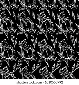 Rose vector illustration. Doodle style. Design, print, logo, decor, textile, paper.