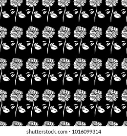 Rose vector illustration. Doodle style. Design, print, decor, textile, paper