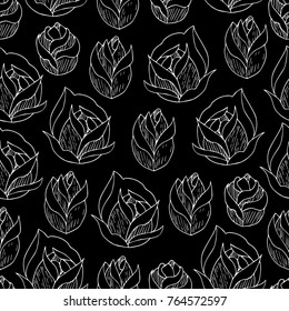 Rose vector illustration. Doodle style. Design, print, logo, decor, textile, paper
