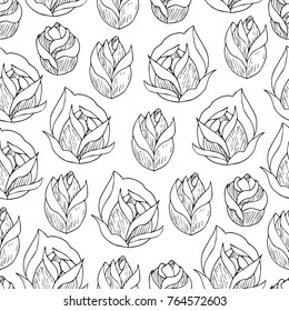 Rose vector illustration. Doodle style. Design, print, logo, decor, textile, paper