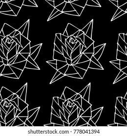 Rose vector illustration. Doodle style. Design, print, decor, textile, paper