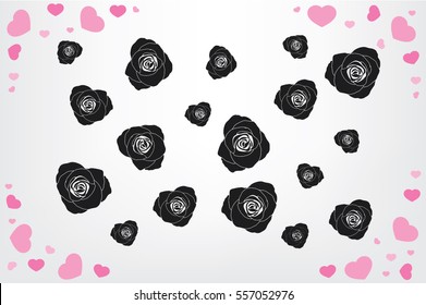 rose vector illustration eps10