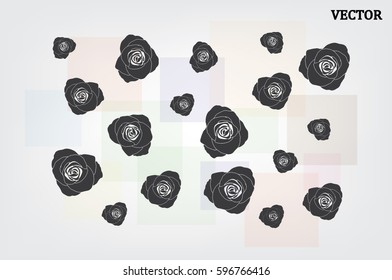rose vector illustration eps10