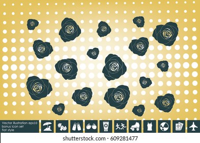 rose vector illustration eps10