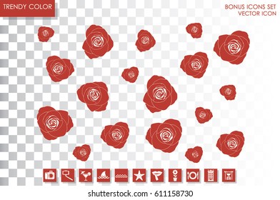 rose vector illustration eps10