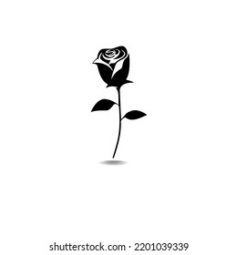 rose vector ilustration isolated by white bnackground