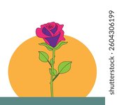 Rose vector image eps download 