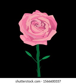 rose vector to work your design image, to create illustrations, artistic works