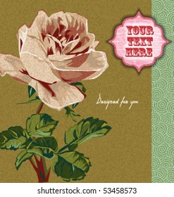 diseño rosa vintage