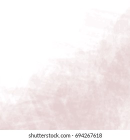 rose watercolor texture with visible brush strokes on white background, vector illustration 