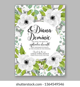 Rose wedding invitation peony floral vector card template ranunculus marsala