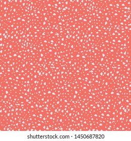Rose and White tie dye seamless pattern.  Shibori seamless print. Watercolor hand drawn batik.  Handmade watercolour shirt tie dye pattern. Japan traditional tile. Coral and Beige shibori.