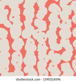Rose and White tie dye seamless pattern.  Shibori seamless print. Watercolor hand drawn batik.  Handmade watercolour shirt tie dye pattern. Japan traditional tile. Red and White shibori.